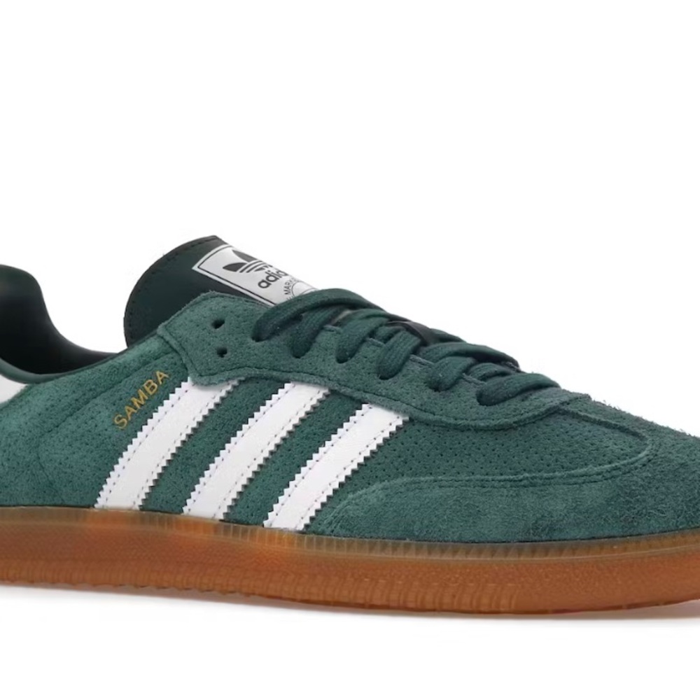 NEW Collegiate Green Somba OG Addis suede gum sole+Women’s 7 - Picture 2 of 3